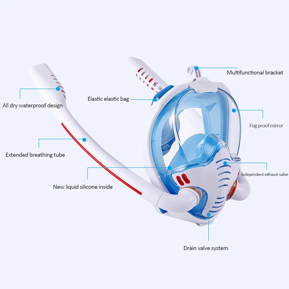 Mask for Diving Underwater Scuba Snorkeling Anti Fog Full Face Respiratory Masks Safe Waterproof Swimming Equipment
Mask for Diving Underwater Scuba Snorkeling Anti Fog Full Face Respiratory Masks Safe Waterproof Swimming Equipment