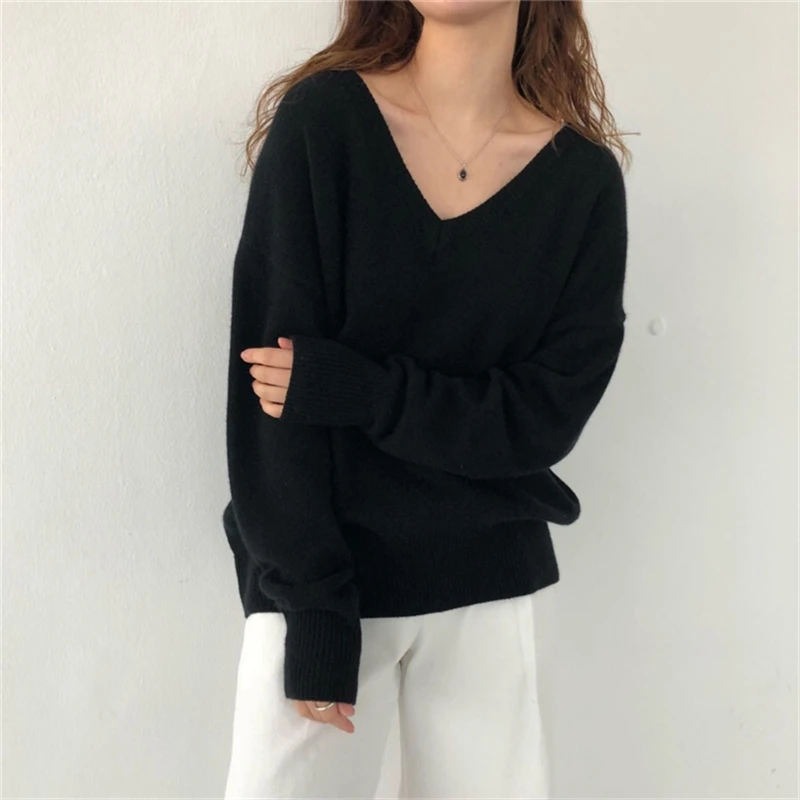 Autumn winter women sweater knitting pullover loose sexy red minimalist V-Neck strapless elegant long sleeve casual tops shirt
Autumn winter women sweater knitting pullover loose sexy red minimalist V-Neck strapless elegant long sleeve casual tops shirt