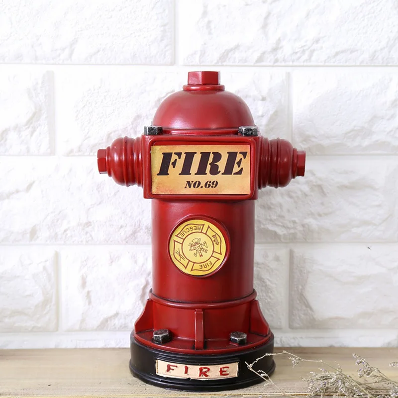 European-Style Home Crafts Ornament Resin Home Savings Bank Decoration Creative Fashion Home Retro Fire Hydrant
European-Style Home Crafts Ornament Resin Home Savings Bank Decoration Creative Fashion Home Retro Fire Hydrant