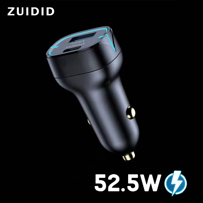 52.5W PD USB Car Charger Type C Fast Charging For iPhone 12 11 Quick Charge 4.0 3.0 USB Charger Adapter For Samsung Xiaomi Redmi
52.5W PD USB Car Charger Type C Fast Charging For iPhone 12 11 Quick Charge 4.0 3.0 USB Charger Adapter For Samsung Xiaomi Redmi