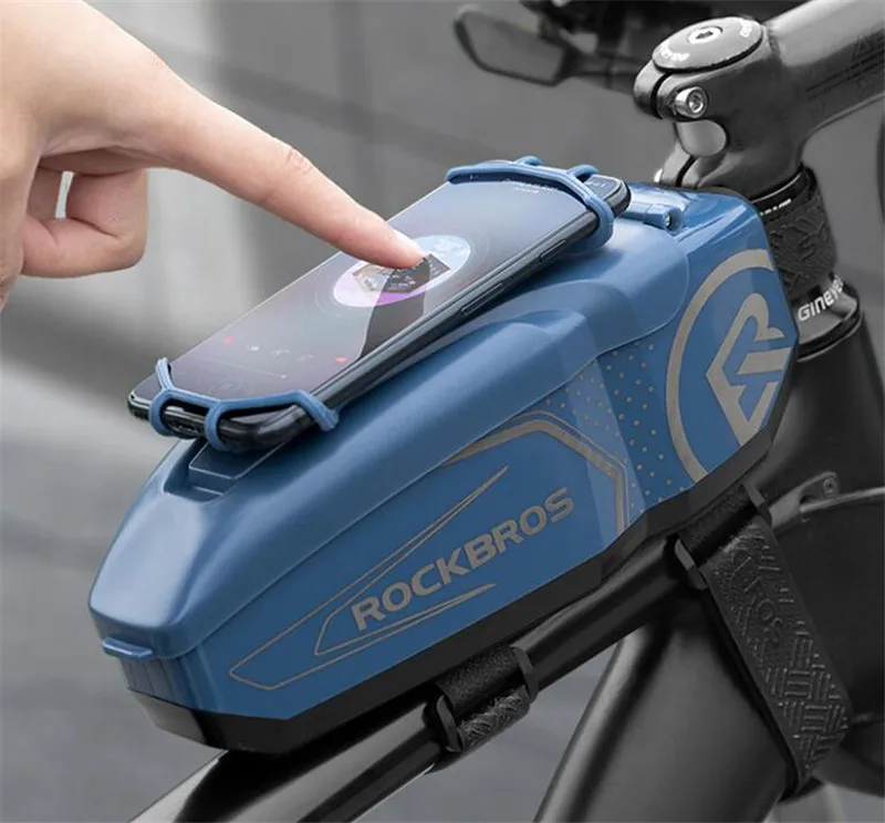 ROCKBROS 4-6.5' Front Phone Bag Special PC Hard Shell With Free Raincover Rainproof Bike Bag For Motorcycle Bike Accessories
ROCKBROS 4-6.5' Front Phone Bag Special PC Hard Shell With Free Raincover Rainproof Bike Bag For Motorcycle Bike Accessories