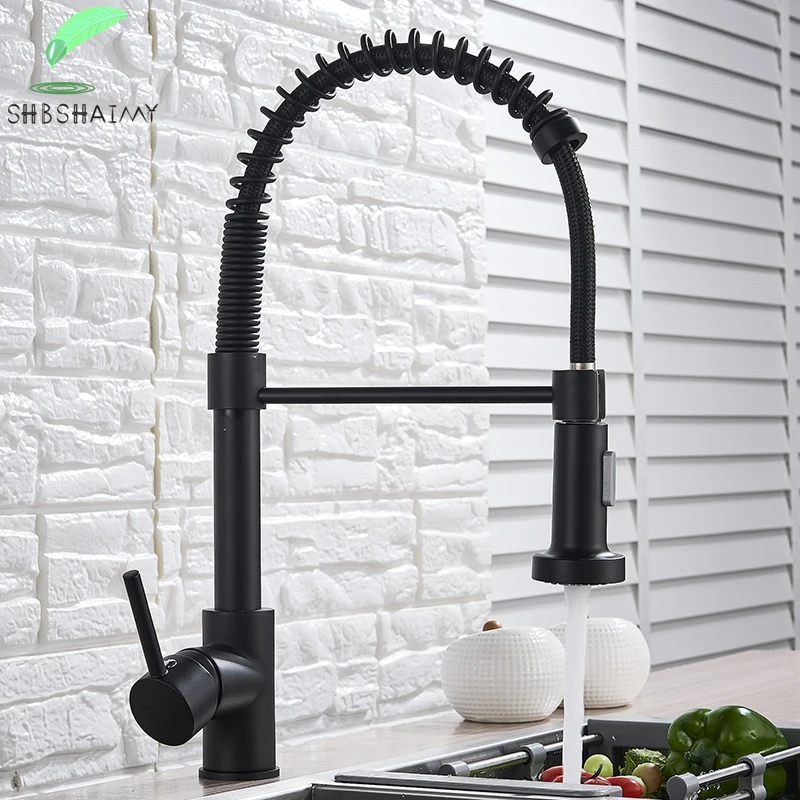 NEW Black Multi-Color Kitchen Sink Faucet Dual Water Mode Spout Pull Down 360 Rotation Faucet Deck Mounted Hot Cold Water Mixer
NEW Black Multi-Color Kitchen Sink Faucet Dual Water Mode Spout Pull Down 360 Rotation Faucet Deck Mounted Hot Cold Water Mixer