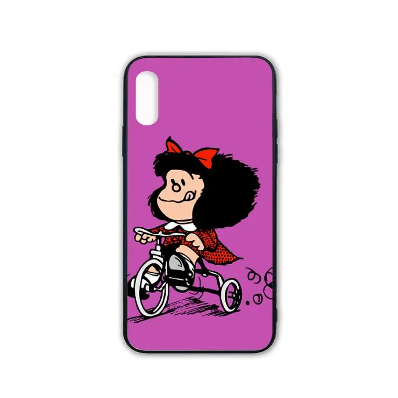 Mafalda Beautiful Silicone black case coque for iphone se 2020 6 6s 7 8 plus x xs max xr 11 12 pro max cover 
Mafalda Beautiful Silicone black case coque for iphone se 2020 6 6s 7 8 plus x xs max xr 11 12 pro max cover