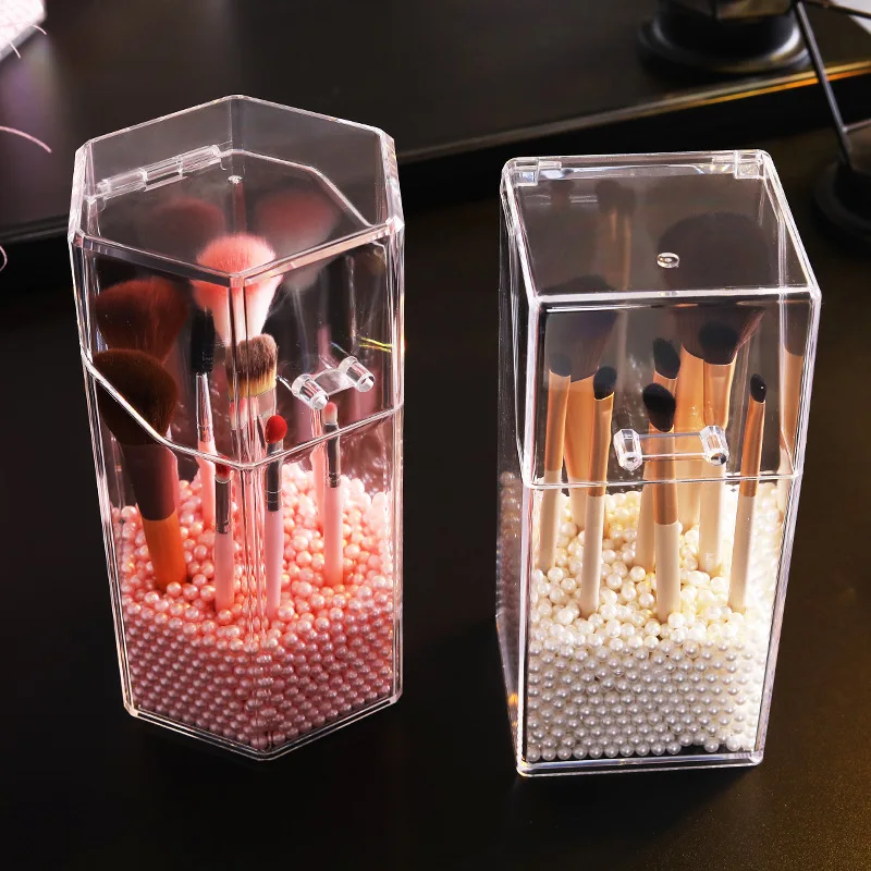 Cosmetic-Organizer Box Acrylic Pearl Pencil Holder Makeup Brush Storage Clear Case Square With Cover Plastic High Transparent
Cosmetic-Organizer Box Acrylic Pearl Pencil Holder Makeup Brush Storage Clear Case Square With Cover Plastic High Transparent
