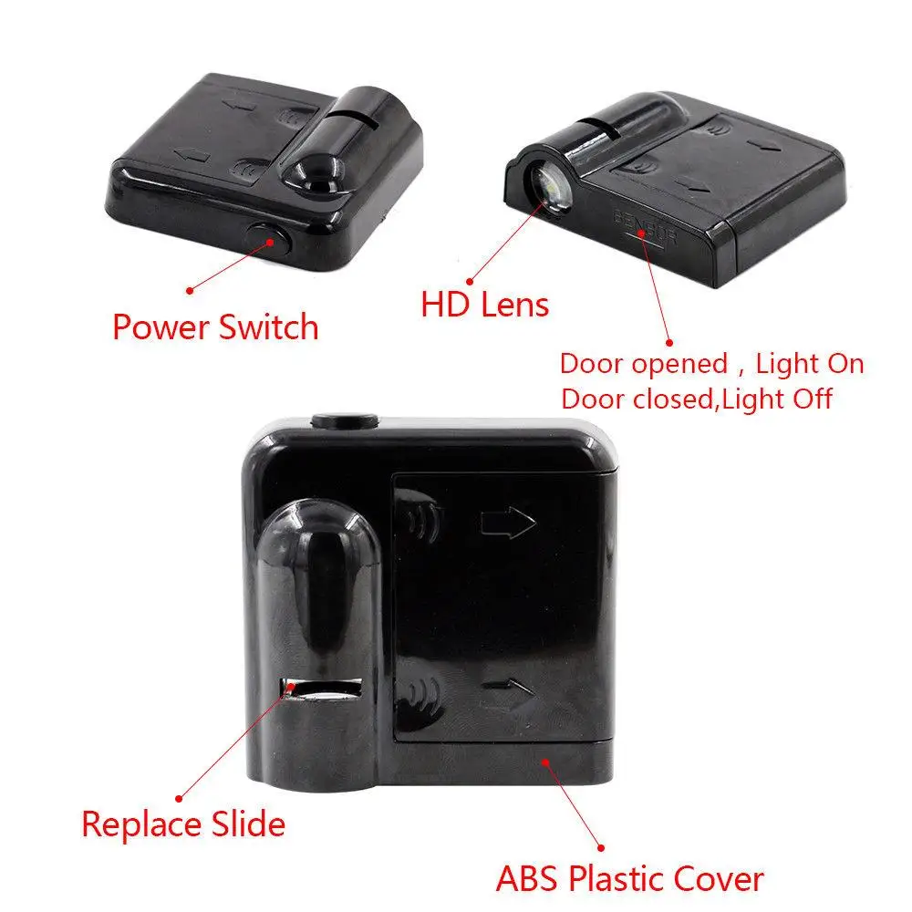 Cordless Courtesy Car Logo Door Ghost Shadow Projector Laser Light For Hyundai LED | Автомобили и мотоциклы