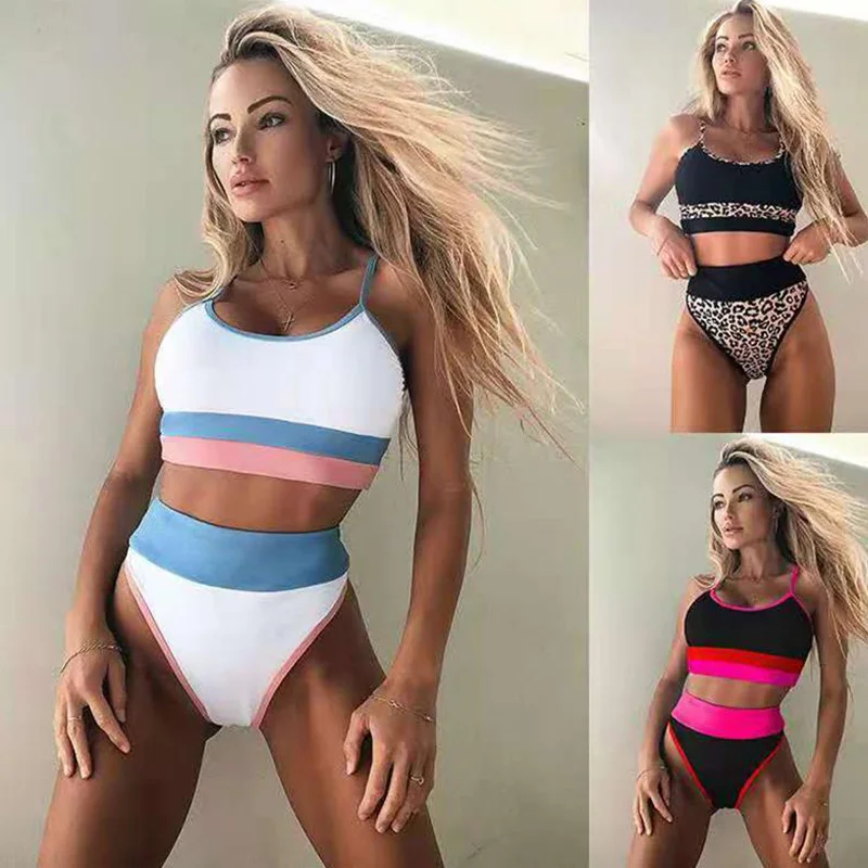 Unaiza Swimsuit Women 2021 New Fashion Casual Split High Waist Bikini Swimsuit Female Stitching With Sexy Solid Color Swimwear
Unaiza Swimsuit Women 2021 New Fashion Casual Split High Waist Bikini Swimsuit Female Stitching With Sexy Solid Color Swimwear