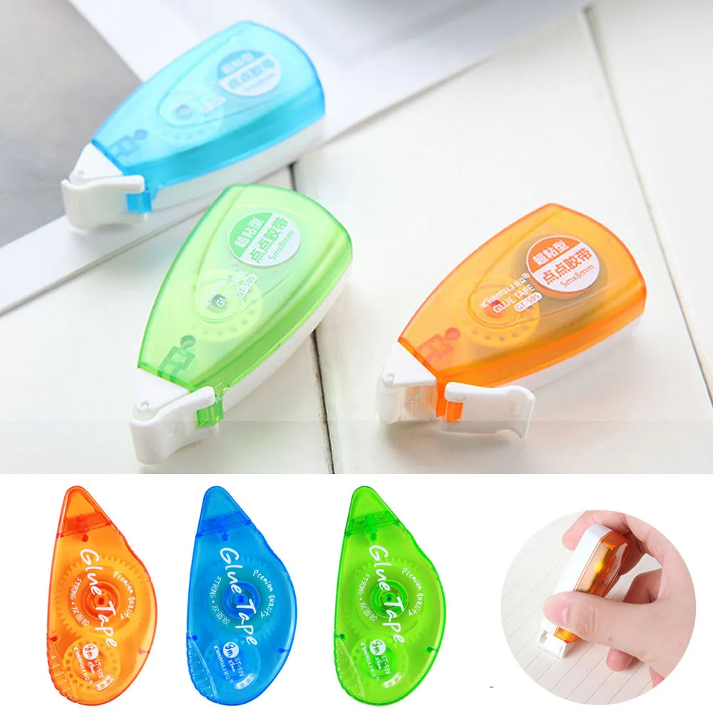 1Pc Creative Refillable Dots Stick Roller Double Sided Adhesive Glue Tape Dispenser Office Supplies Practical Scrapbooking Decor
1Pc Creative Refillable Dots Stick Roller Double Sided Adhesive Glue Tape Dispenser Office Supplies Practical Scrapbooking Decor
