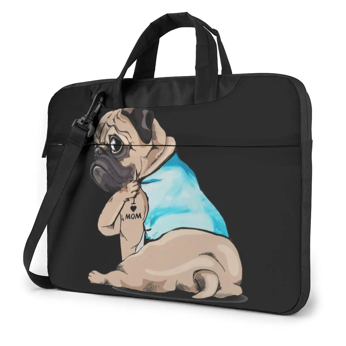 Pug Dog Laptop Bag Case Crossbody Waterproof Computer Bag Fashion Business Laptop Pouch
Pug Dog Laptop Bag Case Crossbody Waterproof Computer Bag Fashion Business Laptop Pouch