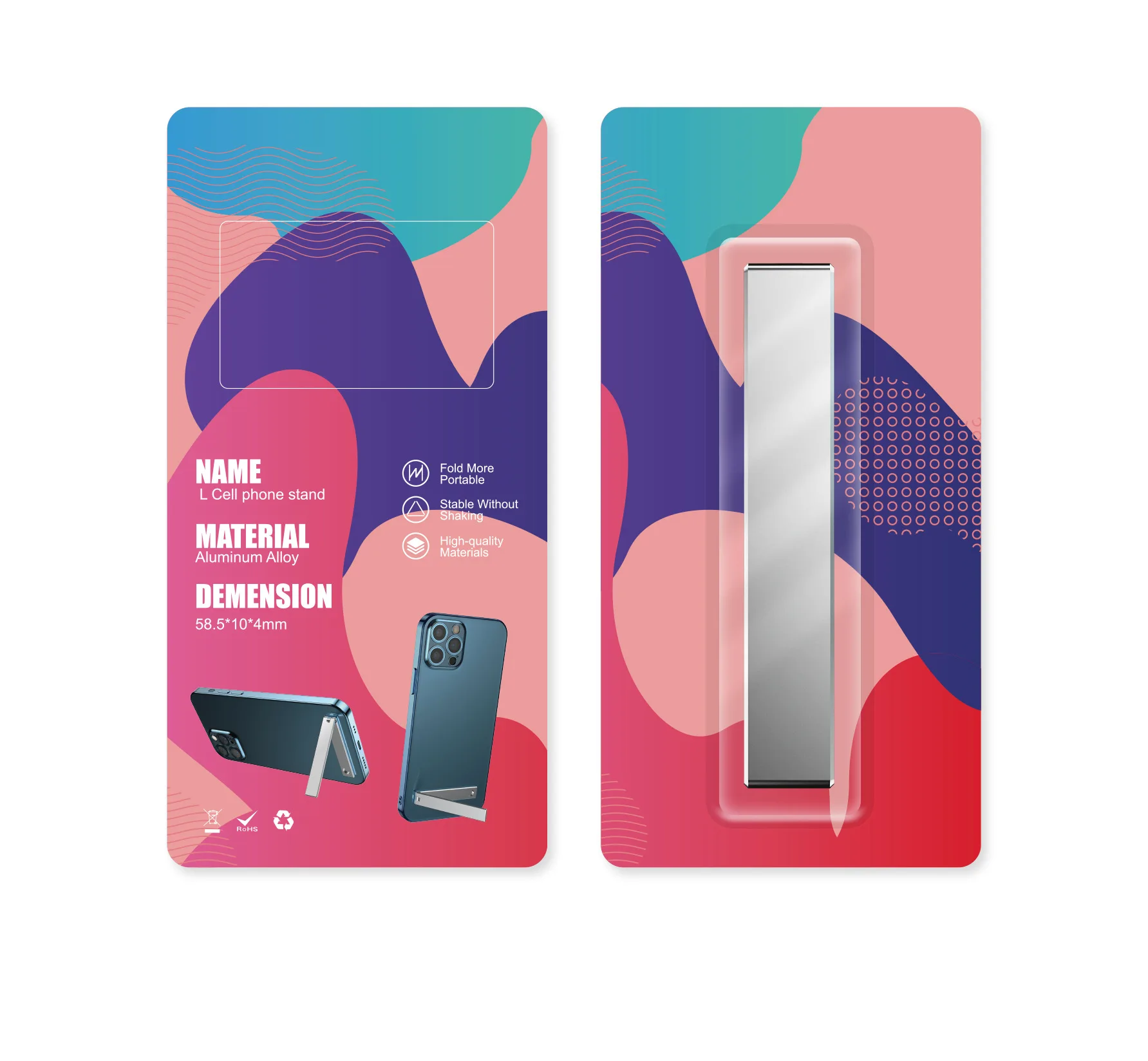2021 Portable Ultra-thin aluminum alloy Phone Stand stick-up invisible lazy desktop support Frame Folding Holder for All Phones
2021 Portable Ultra-thin aluminum alloy Phone Stand stick-up invisible lazy desktop support Frame Folding Holder for All Phones