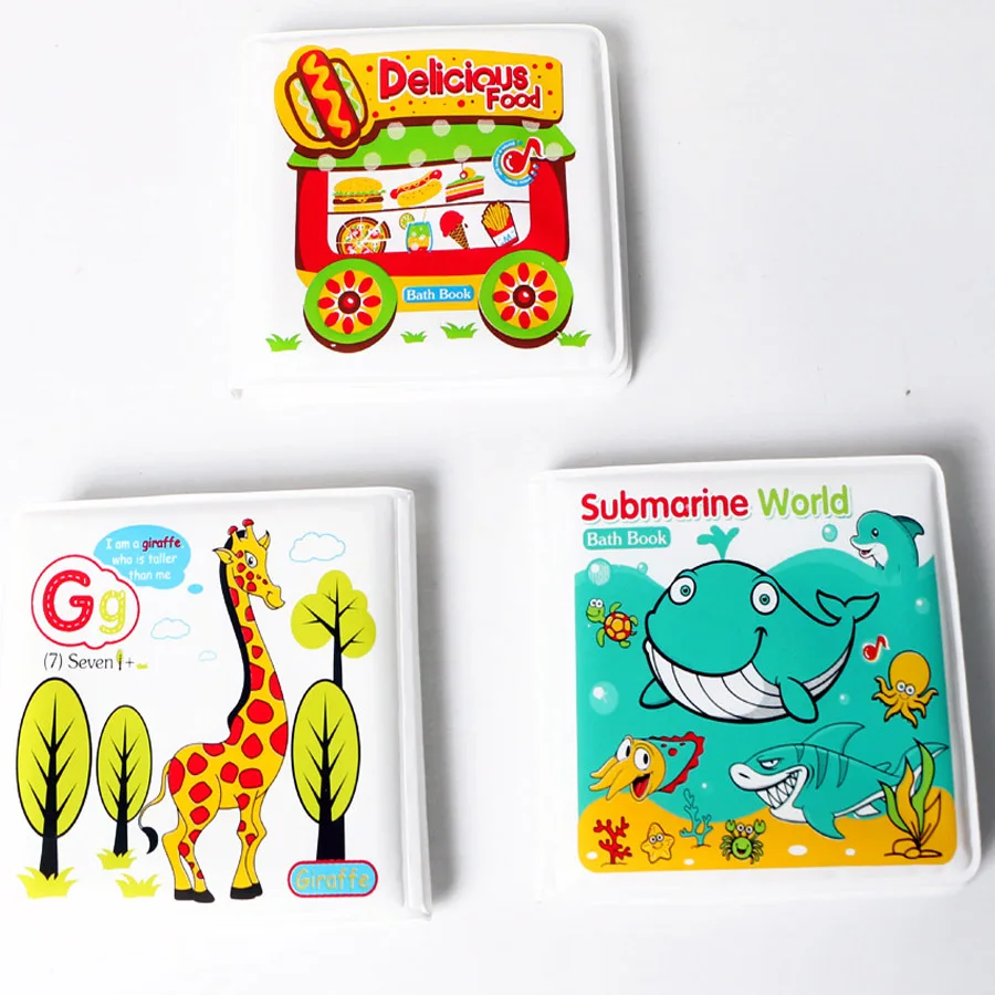 Baby Bath Books Waterproof Bathroom Books Water Bathroom Toys Early Educational Toys Gift Learning & Education Readings Books
Baby Bath Books Waterproof Bathroom Books Water Bathroom Toys Early Educational Toys Gift Learning & Education Readings Books