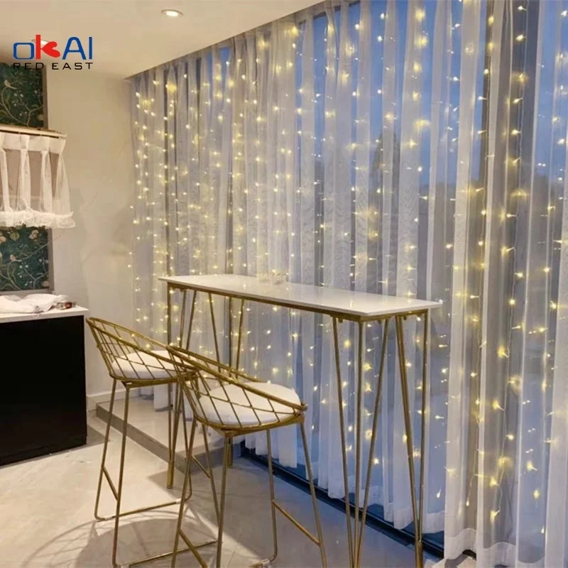 Garland Curtain for Room New Year's Wedding Christmas Lights Decorations Curtains for Home Festoon Led Light Decor Fairy Lights
Garland Curtain for Room New Year's Wedding Christmas Lights Decorations Curtains for Home Festoon Led Light Decor Fairy Lights