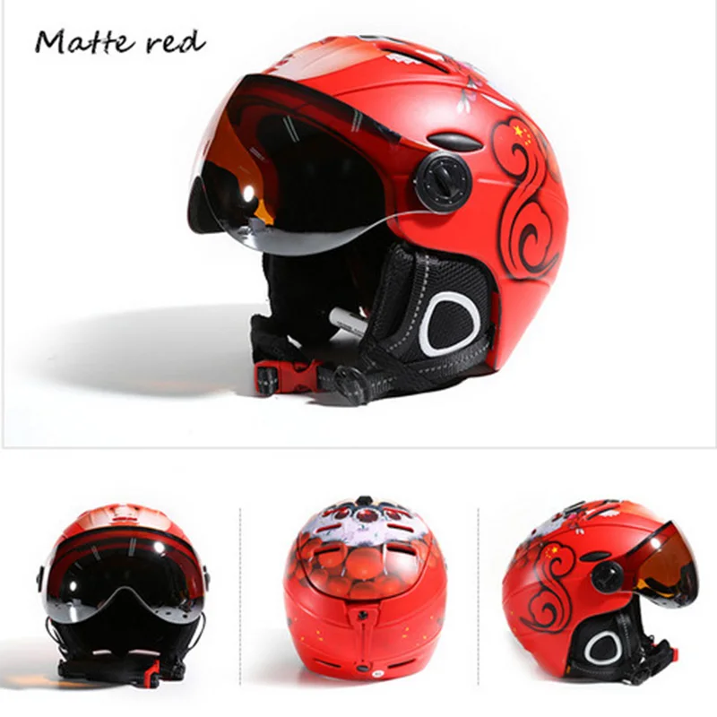 MOON skihelm helmet with Goggles Integrally-Molded PC/EPS Colorful Ski Helmet Outdoor Sports Snowboard Skateboard Helmets a5
MOON skihelm helmet with Goggles Integrally-Molded PC/EPS Colorful Ski Helmet Outdoor Sports Snowboard Skateboard Helmets a5