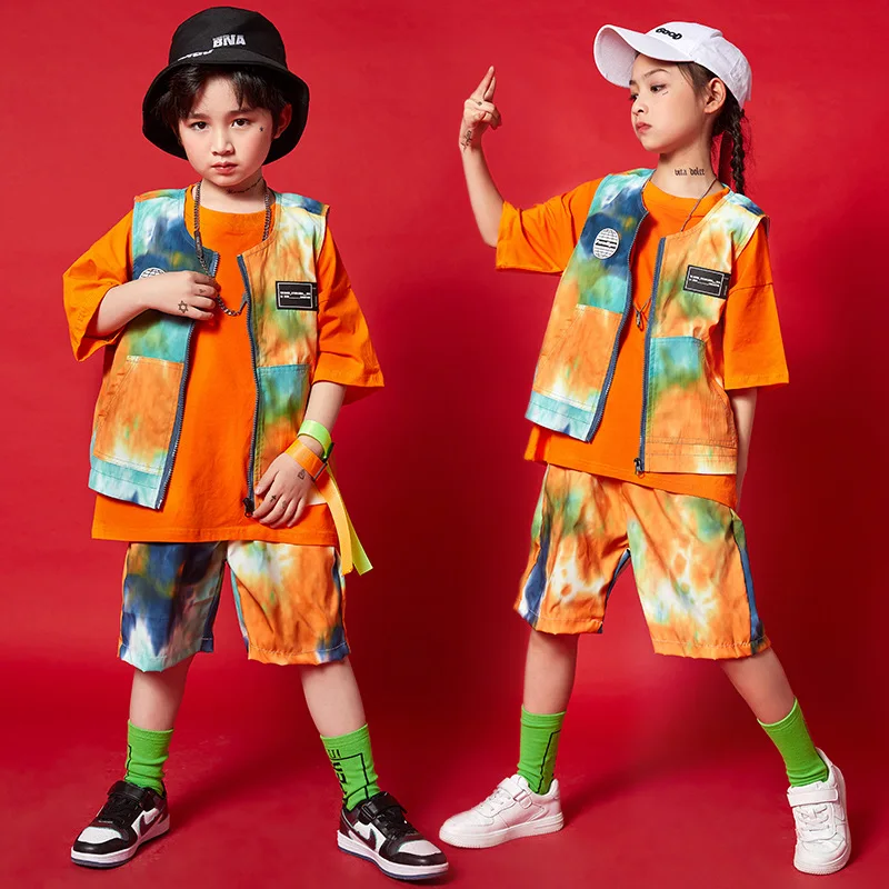 Kid Kpop Hip Hop Clothing Oversized T Shirt Print Sleeveless Jacket Streetwear Shorts for Girl Boy Jazz Dance Costume Clothes
Kid Kpop Hip Hop Clothing Oversized T Shirt Print Sleeveless Jacket Streetwear Shorts for Girl Boy Jazz Dance Costume Clothes