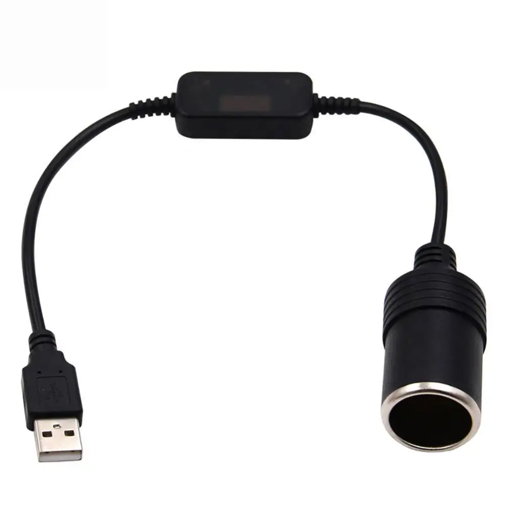 5V USB to 12V Car Cigarettes Lighter Socket Female Power Cord Converter Adapter USB Cigarette- Lighter
5V USB to 12V Car Cigarettes Lighter Socket Female Power Cord Converter Adapter USB Cigarette- Lighter