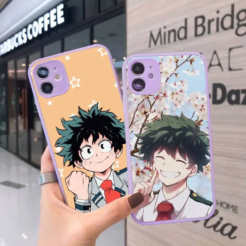 My Hero Academia deku bakugou Boku Phone Case Matte Transparent for iPhone 7 8 11 12 s mini pro X XS XR MAX Plus cover funda
My Hero Academia deku bakugou Boku Phone Case Matte Transparent for iPhone 7 8 11 12 s mini pro X XS XR MAX Plus cover funda
