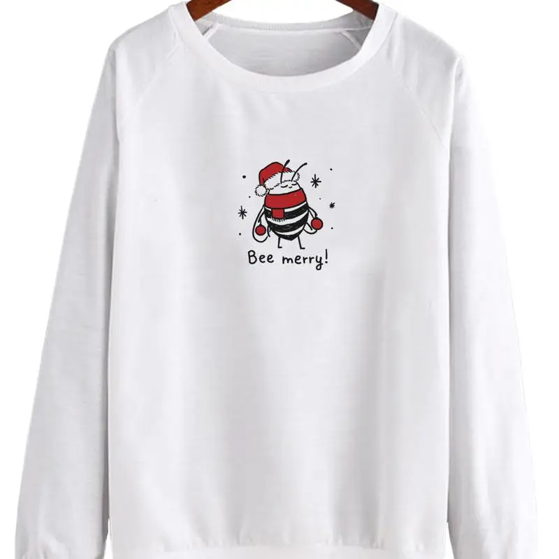 Sweatshirt BEE MERRY COLORED Graphic Printed Funny Casual 100%Cotton Long Sleeve Outfits Cute Bee Christmas Jumper Pullovers
Sweatshirt BEE MERRY COLORED Graphic Printed Funny Casual 100%Cotton Long Sleeve Outfits Cute Bee Christmas Jumper Pullovers