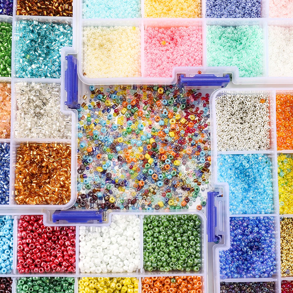 Box Set 2mm Czech Glass Seed Beads Belt Box Set Charm Mixed Color Ceylon Round Loose Spacer Bead For DIY Bracelet Jewelry Making
Box Set 2mm Czech Glass Seed Beads Belt Box Set Charm Mixed Color Ceylon Round Loose Spacer Bead For DIY Bracelet Jewelry Making