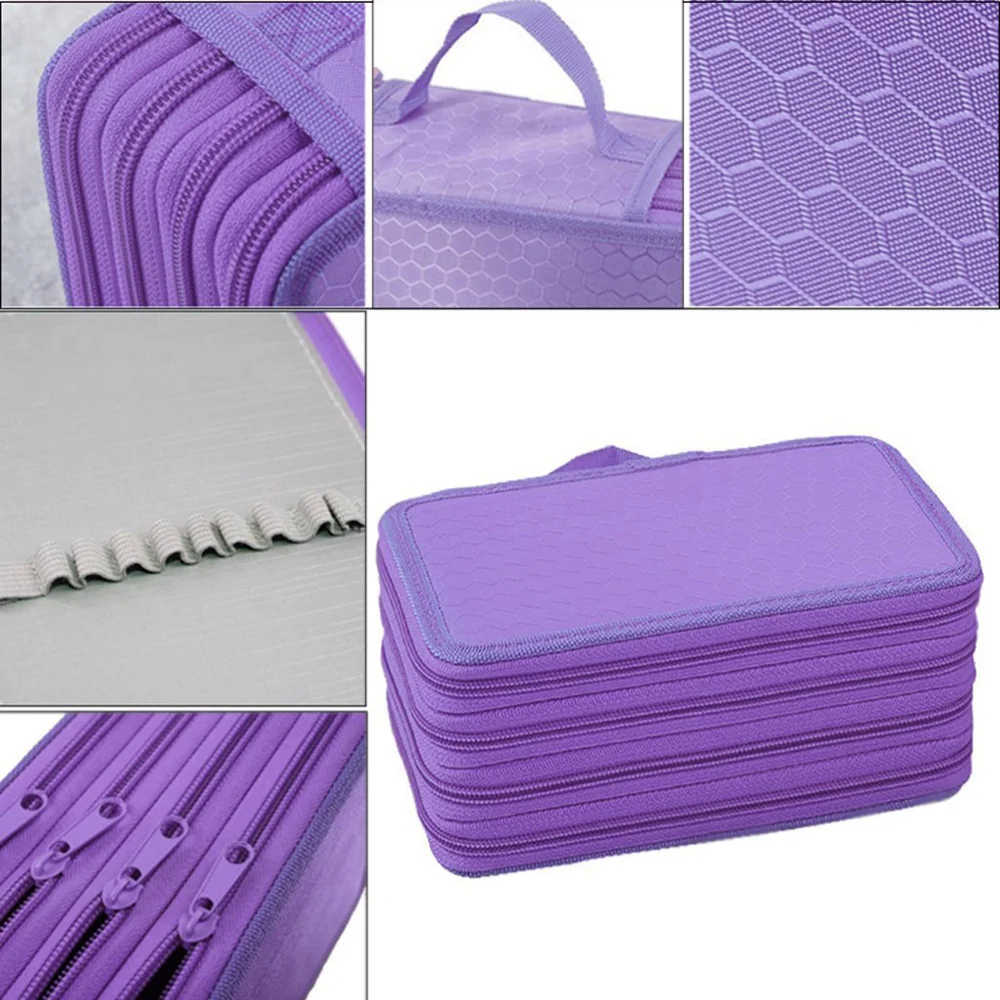 72 Slots Pencil Holder Organizer 4-layer Colored Pencil Case Students Pen Pouch Bag Stationary Box with Zipper for Art School Of
72 Slots Pencil Holder Organizer 4-layer Colored Pencil Case Students Pen Pouch Bag Stationary Box with Zipper for Art School Of