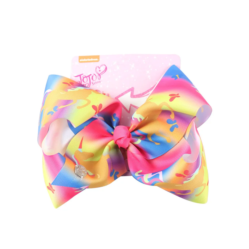 8" jojo siwa Large Bows with Clip Unicorn Baby Hairpins Bowknot Hairgrips Handmade Rainbow Hair clip Hair Accessories for Girls
8" jojo siwa Large Bows with Clip Unicorn Baby Hairpins Bowknot Hairgrips Handmade Rainbow Hair clip Hair Accessories for Girls