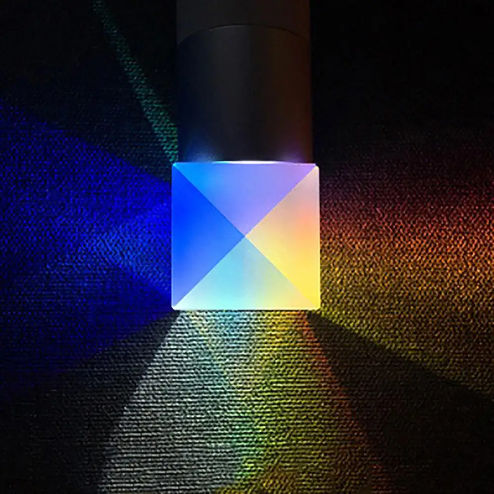 Optical Glass X-cube Dichroic Cube Prism RGB Combiner Splitter 10*10*10cm Prism Cubes Transparent
Optical Glass X-cube Dichroic Cube Prism RGB Combiner Splitter 10*10*10cm Prism Cubes Transparent