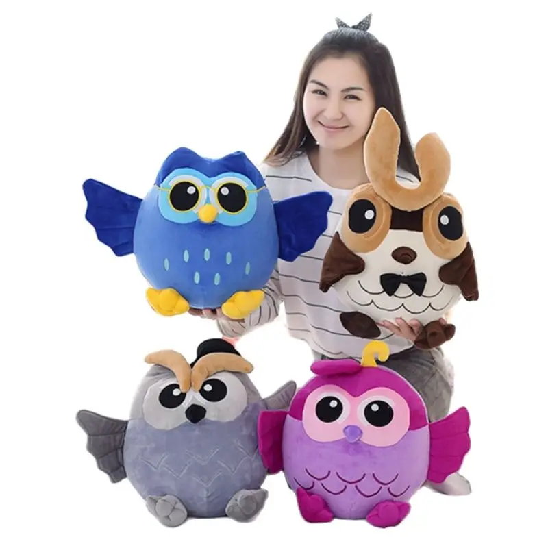 

25-55CM New Arrive Style Owl Doll Pillow Plush Toys Gray/Blue/Purple/Brown Colorful Birthday Gift Kids