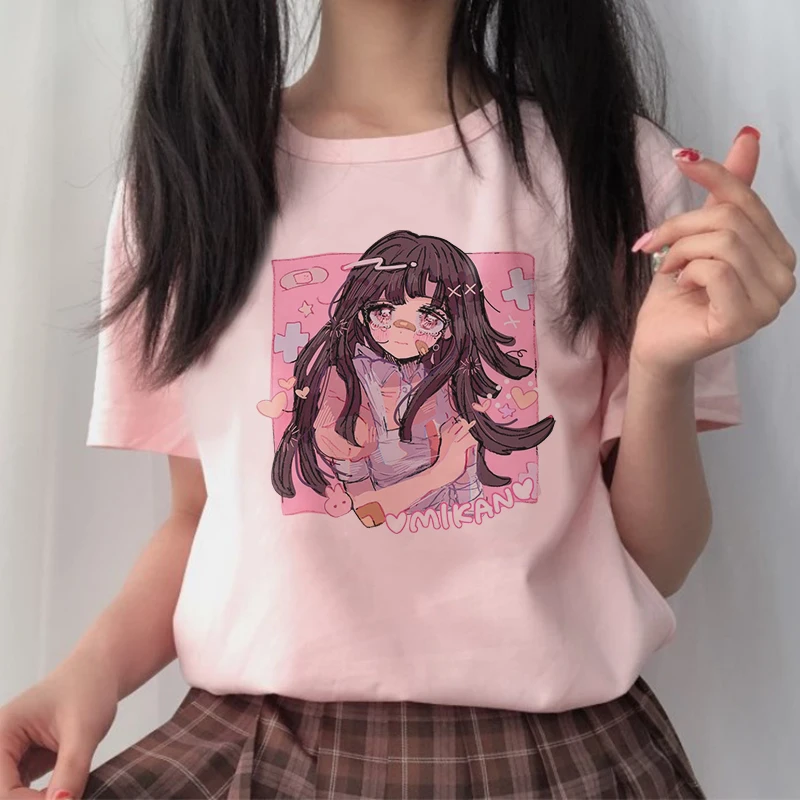 Mikan Tsumiki милый мультфильм аниме кавайные милые E-girls Японская уличная одежда Harajuku повседневные топы винтажные свободные Фотообои
Mikan Tsumiki милый мультфильм аниме кавайные милые E-girls Японская уличная одежда Harajuku повседневные топы винтажные свободные Фотообои