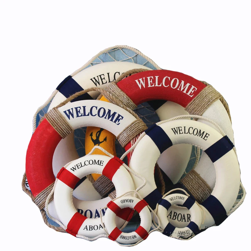 Lifebuoy Decoration Swimming Ring Decoration Ornaments Mediterranean Style Home Accessories Crafts Furnishings
Lifebuoy Decoration Swimming Ring Decoration Ornaments Mediterranean Style Home Accessories Crafts Furnishings