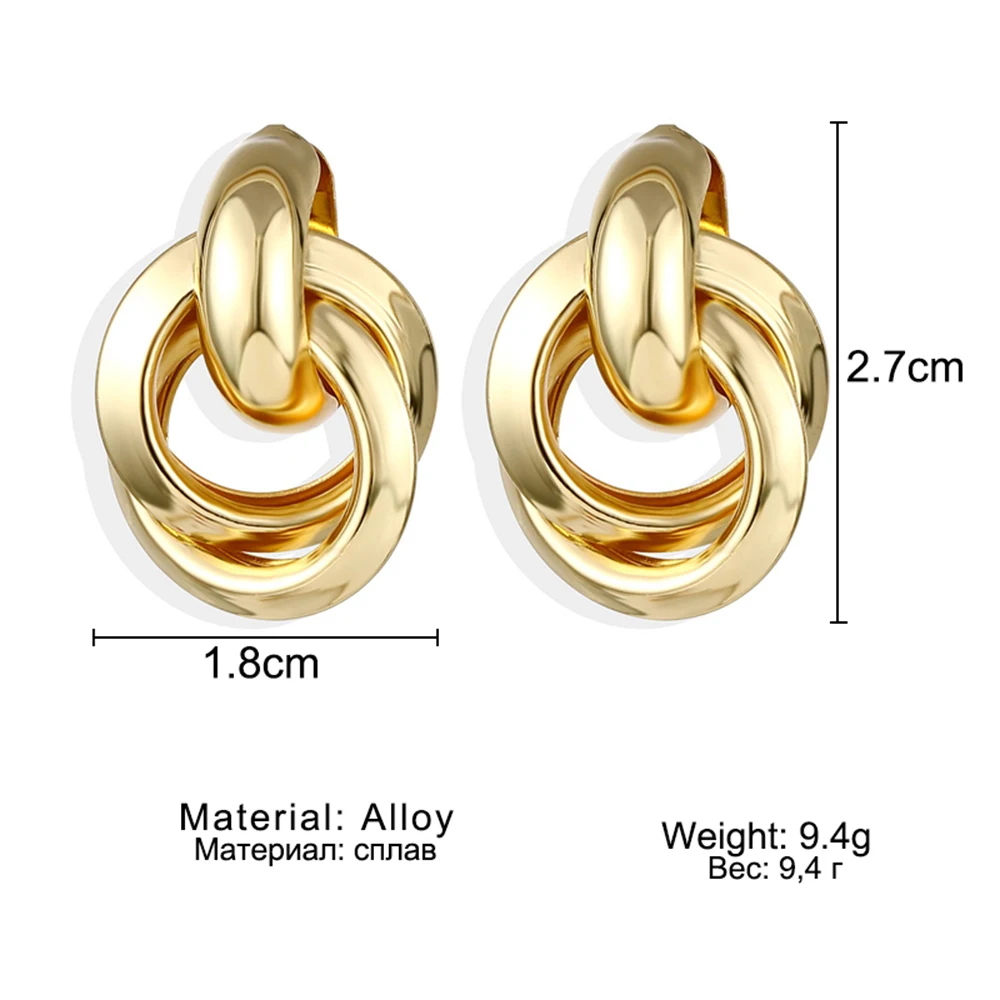 Punk Gold Twisted Stud Earrings For Women 2020 Simple Alloy Geometric Statement Earrings Brincos Dangle Earrings Fashion Jewelry
Punk Gold Twisted Stud Earrings For Women 2020 Simple Alloy Geometric Statement Earrings Brincos Dangle Earrings Fashion Jewelry