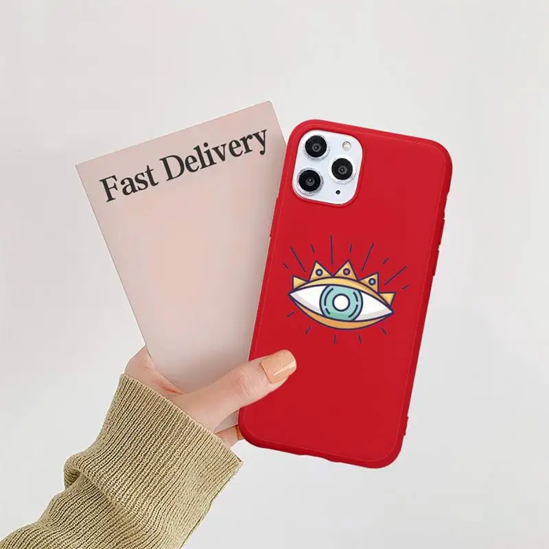 Evil Eye Third Eye Phone Case Candy Color Red for iPhone 11 12 pro XS MAX 8 7 6 6S Plus X 5S SE 2020 XR 
Evil Eye Third Eye Phone Case Candy Color Red for iPhone 11 12 pro XS MAX 8 7 6 6S Plus X 5S SE 2020 XR