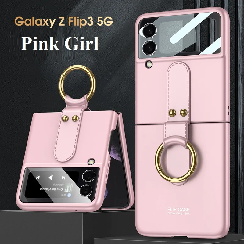Luxury Pink Case for Samsung Z Flip 3 Cover All-inclusive Hard PC Shockproof Case for Galaxy Z Flip 3 Case with Ring Buckle
Luxury Pink Case for Samsung Z Flip 3 Cover All-inclusive Hard PC Shockproof Case for Galaxy Z Flip 3 Case with Ring Buckle
