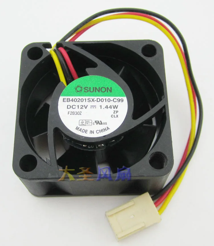 DC12V 1 44 W для охлаждения SUNON EB40201SX-D010-C99 4 см 4020 Cisco Вентилятор 40x40x20 мм 3Pin Бесплатная