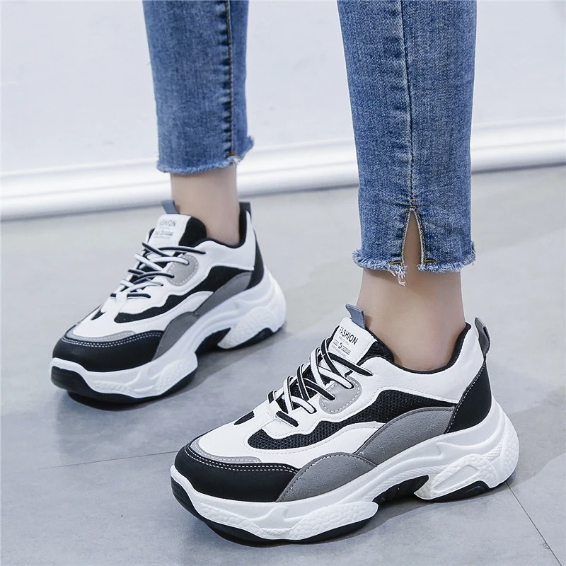 Женские массивные кроссовки; 2020; Модные туфли на платформе с принтом; Вулканизированные кроссовки на шнуровке; Обувь для папы; Повседневная ...
Женские массивные кроссовки; 2020; Модные туфли на платформе с принтом; Вулканизированные кроссовки на шнуровке; Обувь для папы; Повседневная ...