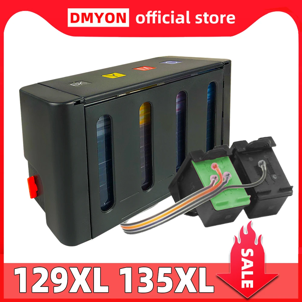 Система непрерывной подачи чернил DMYON, совместимая с принтером HP 129 135 Deskjet C4110 C4140 C4150 C4170 C4173 C4175 C4180 C4183
Система непрерывной подачи чернил DMYON, совместимая с принтером HP 129 135 Deskjet C4110 C4140 C4150 C4170 C4173 C4175 C4180 C4183