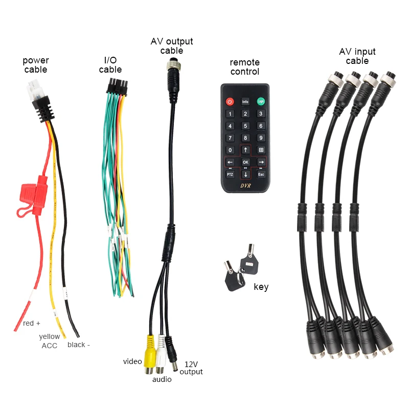 8CH AHD 1080 Hard Disk Mobile DVR 8Pcs 2.0MP Vehicle Cameras Playback Delayed Shutdown G-sensor for Semi-truck Bus Surveillance |