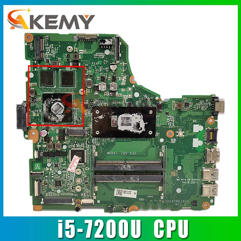 Akemy материнская плата для ноутбука ACER Aspire E5-475 i5-7200U материнская плата LSR2ZU N16S-GT1-KB-A2 DDR3
Akemy материнская плата для ноутбука ACER Aspire E5-475 i5-7200U материнская плата LSR2ZU N16S-GT1-KB-A2 DDR3