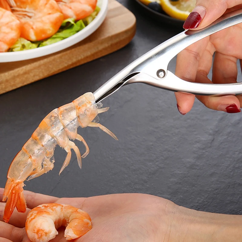 2PCS Stainless Steel Shrimp Peeler Shrimp Deveiner Shrimp Opener to Shrimp Thread Knife Shrimp Cleaners Kitchen Supplies
2PCS Stainless Steel Shrimp Peeler Shrimp Deveiner Shrimp Opener to Shrimp Thread Knife Shrimp Cleaners Kitchen Supplies