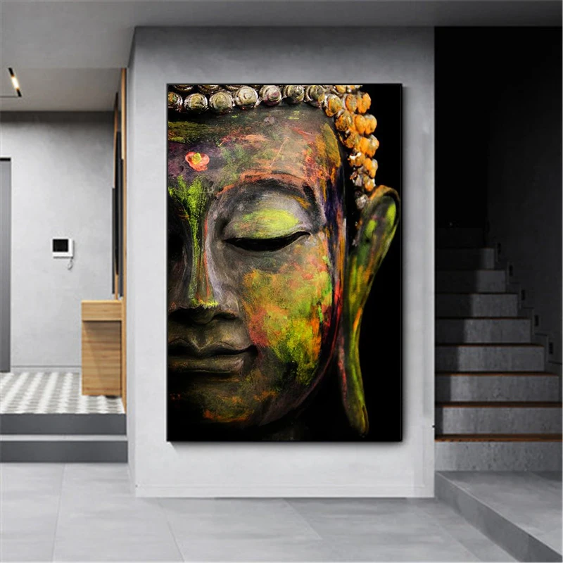 Large Buddha Face Wall Art Canvas Prints Buddhism Canvas Art Oil Paintings Wall Modern Art Canvas Pictures for Living Room Decor
Large Buddha Face Wall Art Canvas Prints Buddhism Canvas Art Oil Paintings Wall Modern Art Canvas Pictures for Living Room Decor