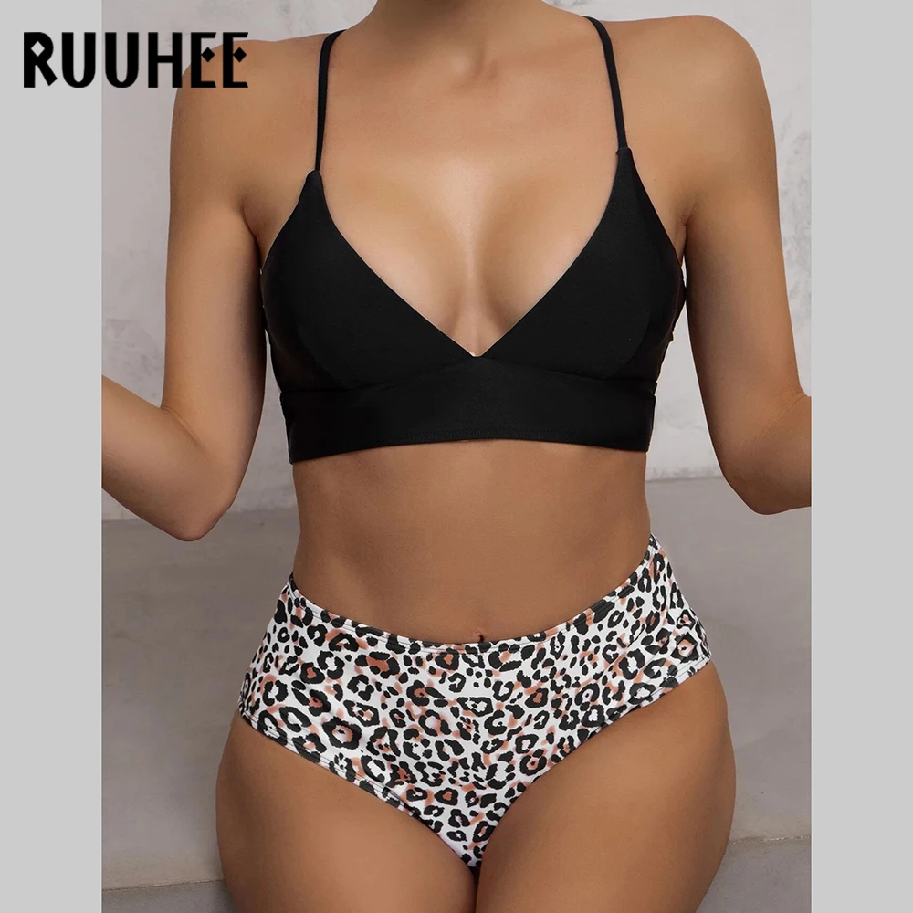 RUUHEE Women Swimsuit Ribbed High Waist Solid Push Up Bikini Sets 2021 Swimwear Female with Padded Bathing Suits Bikini Female
RUUHEE Women Swimsuit Ribbed High Waist Solid Push Up Bikini Sets 2021 Swimwear Female with Padded Bathing Suits Bikini Female
