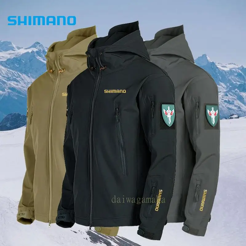 Shimanos Fishing Wear Warm Thick Fleece Fishing Clothes Men Breathable Coat Fishing Clothing Outerwear Winter for Fishing Jacket
Shimanos Fishing Wear Warm Thick Fleece Fishing Clothes Men Breathable Coat Fishing Clothing Outerwear Winter for Fishing Jacket