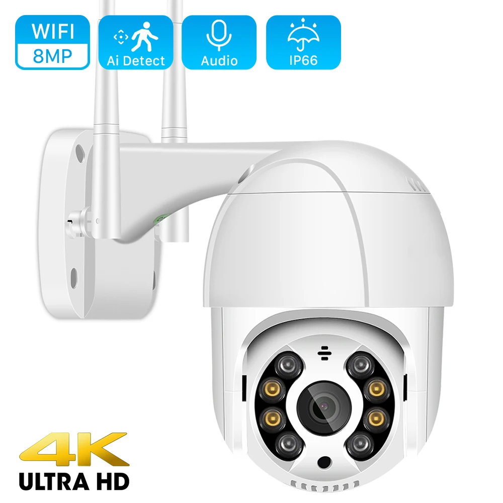 8MP 4K Беспроводная PTZ-камера HD 1080P Цветная IP-камера ночного видения Wifi Наружная H.265 5MP Ai Автоматическое слежение Камера видеонаблюдения
8MP 4K Беспроводная PTZ-камера HD 1080P Цветная IP-камера ночного видения Wifi Наружная H.265 5MP Ai Автоматическое слежение Камера видеонаблюдения