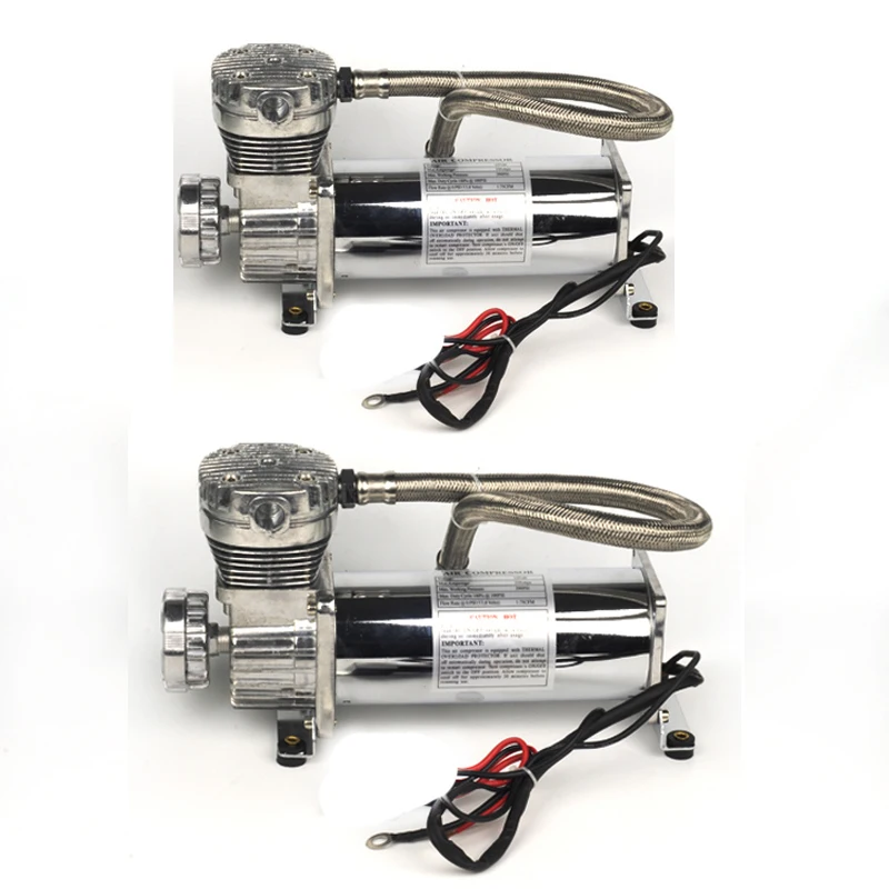 2pcs Universal DC 12V 480c MAXPOWER 200 PSI OUTLET 3/8 or 1/4 car air suspension compressure/ Pump
2pcs Universal DC 12V 480c MAXPOWER 200 PSI OUTLET 3/8 or 1/4 car air suspension compressure/ Pump