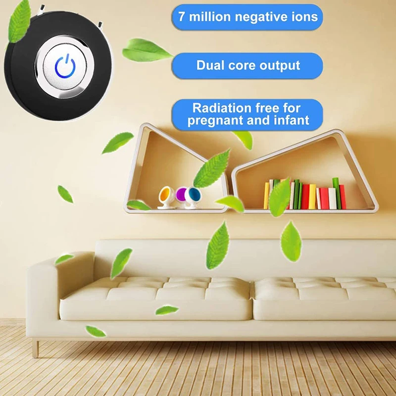 Portable Mini Air Purifier Wearable Air Purifier Necklace Negative Ion Generator USB Personal Air Freshener for Adults/Kids
Portable Mini Air Purifier Wearable Air Purifier Necklace Negative Ion Generator USB Personal Air Freshener for Adults/Kids