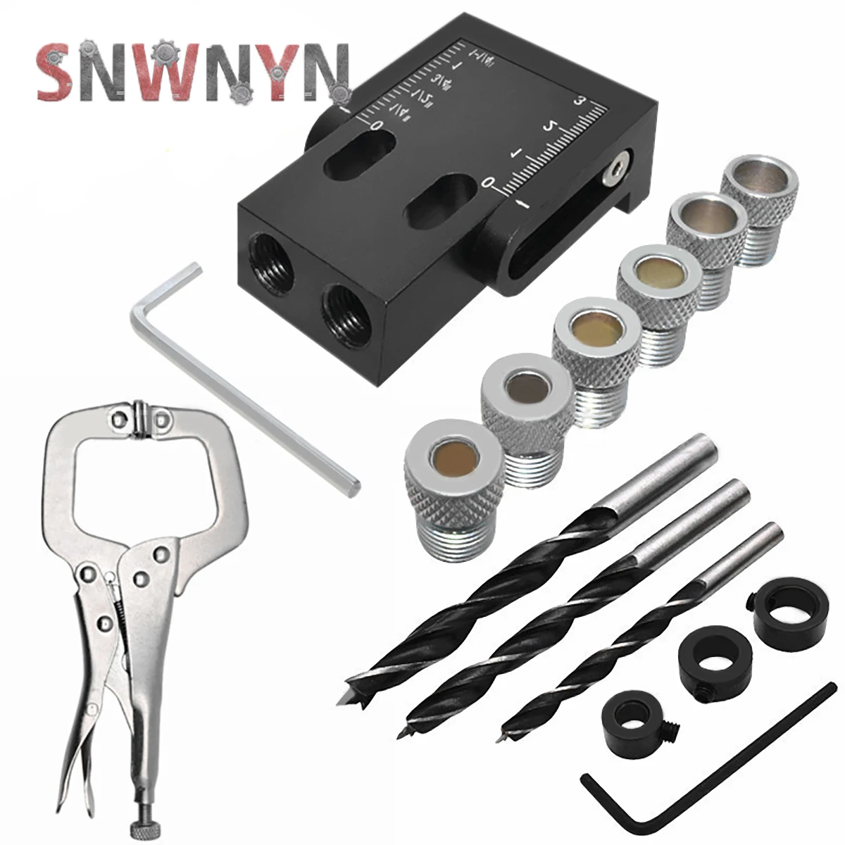 16pcs 15 Degree Pocket Hole Jig Kit Drill Guide Woodworking Drill Angle Guide Hole Puncher Locator Jig Oblique Hole Holder Kit
16pcs 15 Degree Pocket Hole Jig Kit Drill Guide Woodworking Drill Angle Guide Hole Puncher Locator Jig Oblique Hole Holder Kit