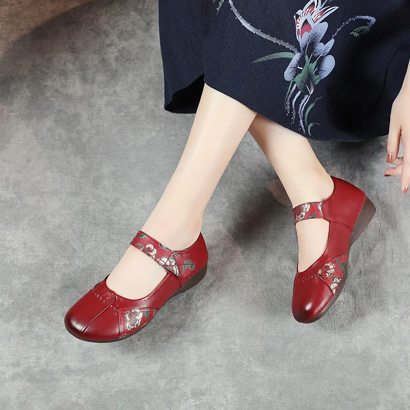 GKTINOO Soft Bottom Women Flats Genuine Leather Retro Mother Shoes Comfort Oxford Shoes For Women Shoes Women Loafers Moccasins
GKTINOO Soft Bottom Women Flats Genuine Leather Retro Mother Shoes Comfort Oxford Shoes For Women Shoes Women Loafers Moccasins