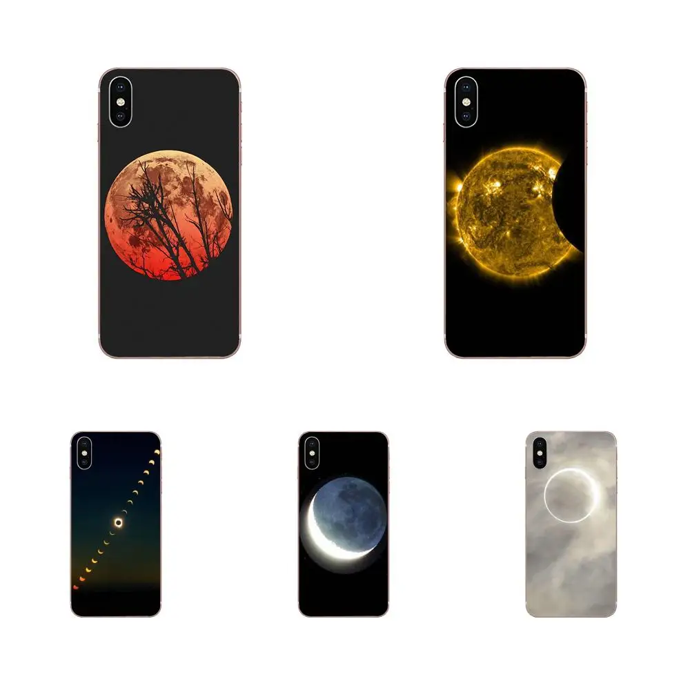 Мягкий силиконовый чехол Moon Lunar Eclipse для Xiao mi 3 4 4C 4i 5 5s 5X6 6X8 SE Pro Lite A1 Max x 2 Note - купить