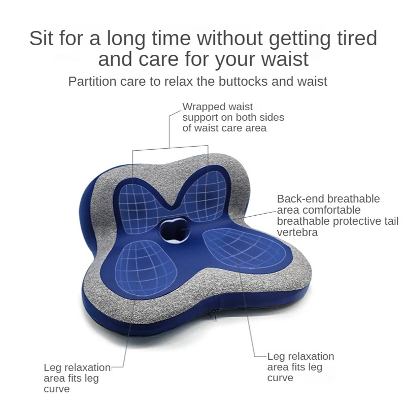 Petal Cushion Office Chair Hollow Tailbone Cushion Slow Rebound Memory Foam Breathable Car Lumbar Cushion Car Accessories
Petal Cushion Office Chair Hollow Tailbone Cushion Slow Rebound Memory Foam Breathable Car Lumbar Cushion Car Accessories