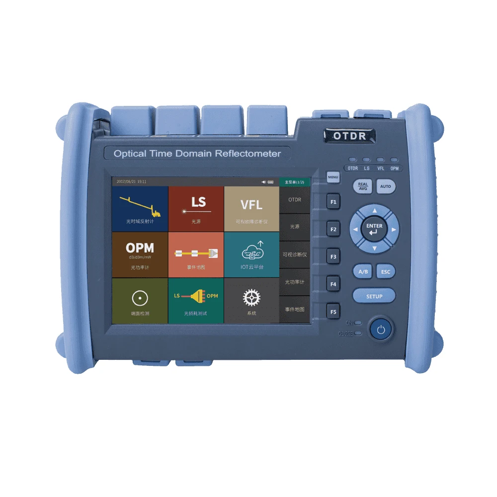 42/40dB Single Mode Mini Fiber Optic Equipment OTDR Price FTTH FTTX OTDR Tester Machine
42/40dB Single Mode Mini Fiber Optic Equipment OTDR Price FTTH FTTX OTDR Tester Machine