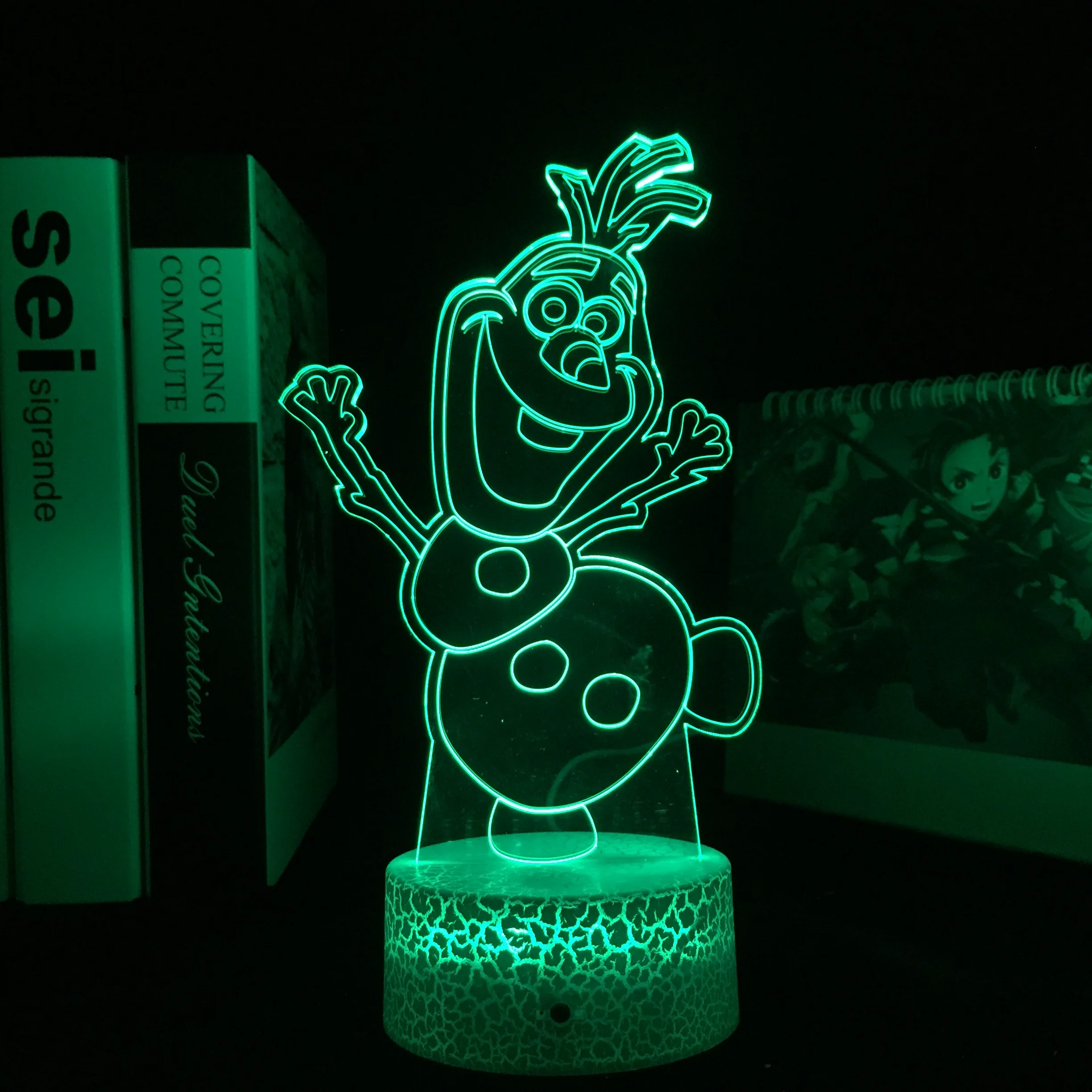 Anime Snowman 3D LED Night Light for Birthday Gift Room Atmosphere Decor Light Touch Remote Contro Colorful Acrylic Lamp
Anime Snowman 3D LED Night Light for Birthday Gift Room Atmosphere Decor Light Touch Remote Contro Colorful Acrylic Lamp