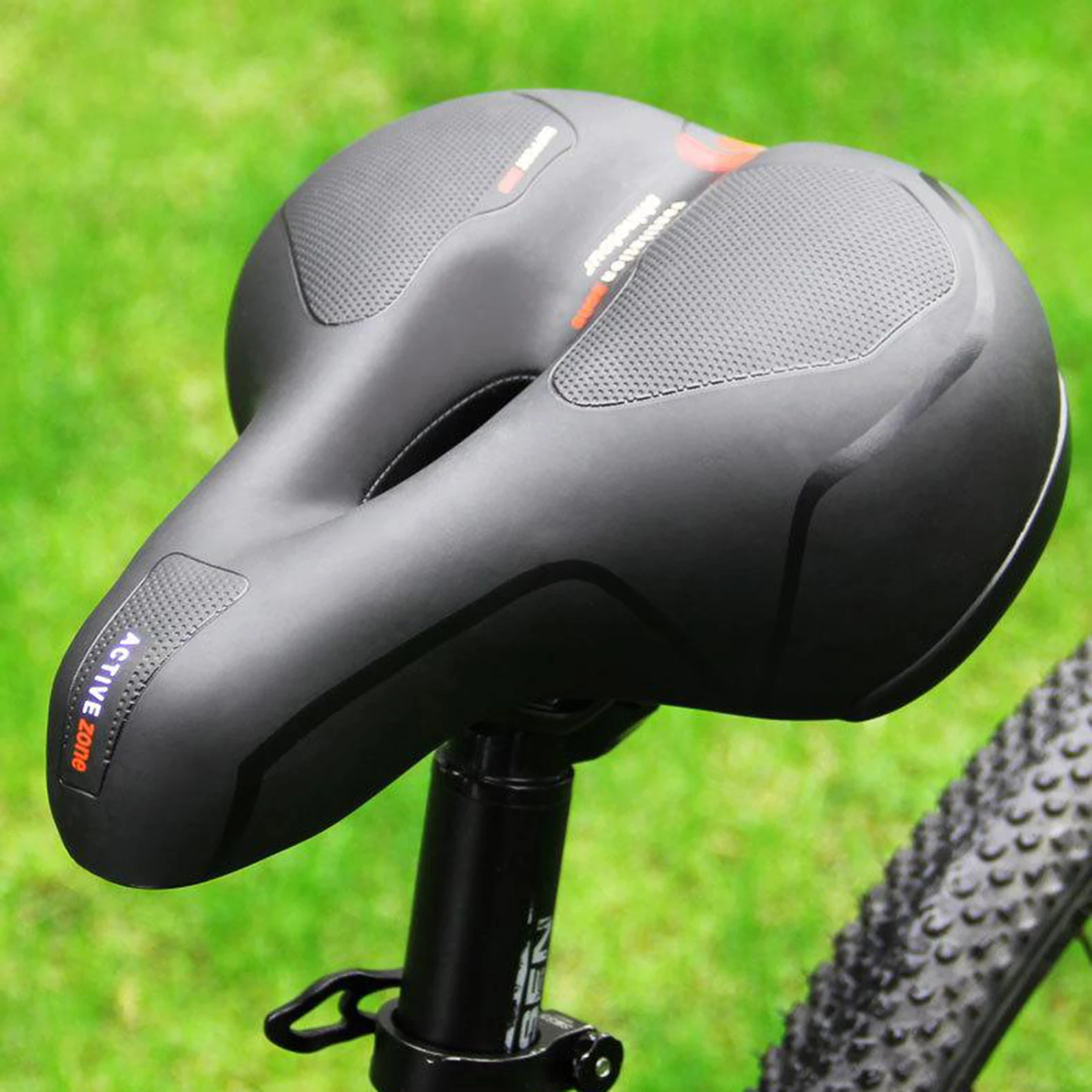 Comfort Bike Seat Large Memory Foam Padded Leather Wide Bicycle Saddle Cushion
Comfort Bike Seat Large Memory Foam Padded Leather Wide Bicycle Saddle Cushion