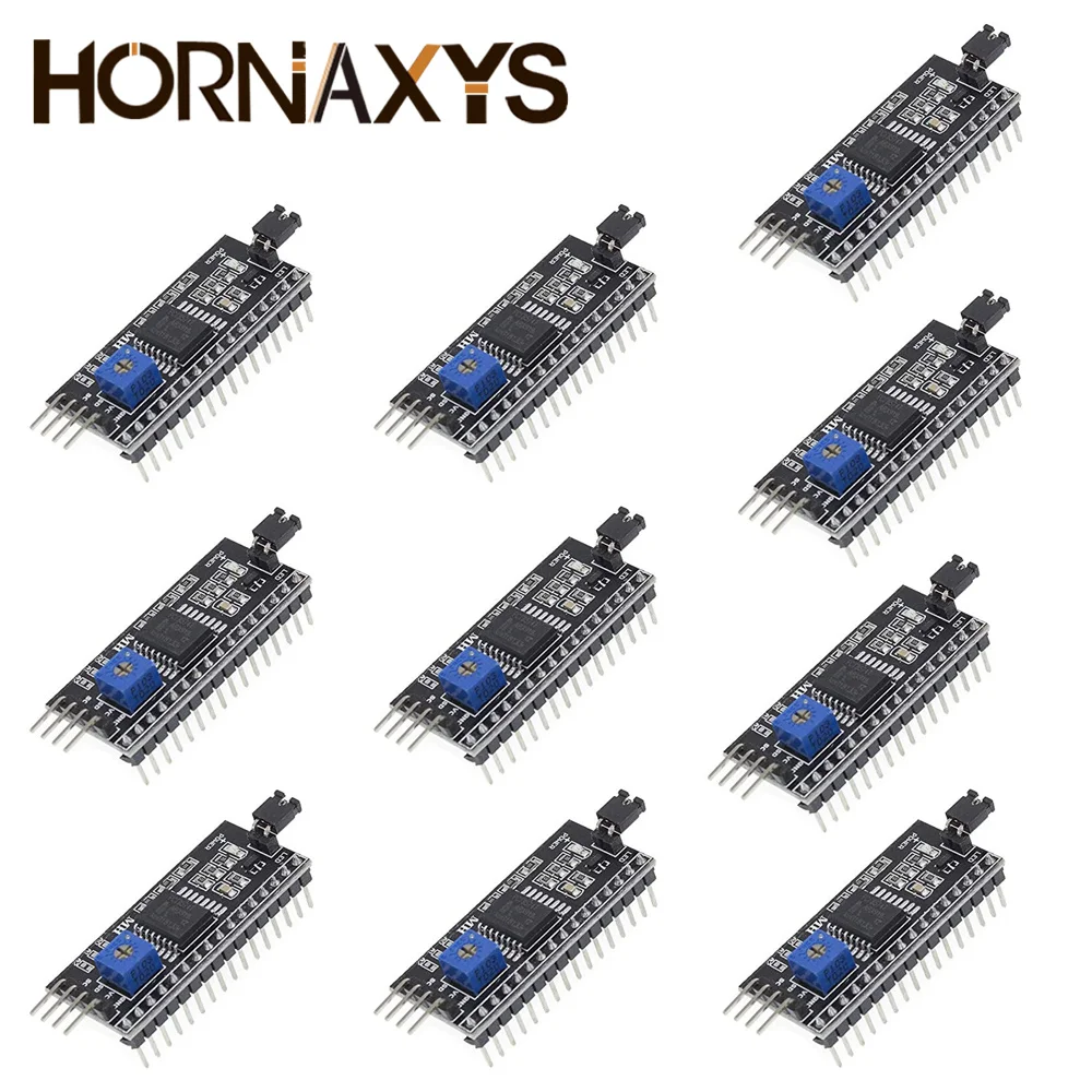 

10pcs LCD Display Converter Board Adapter For Arduino LCD1602 2004A IIC/I2C/TWI/SPI Serial Interface Module for 1602